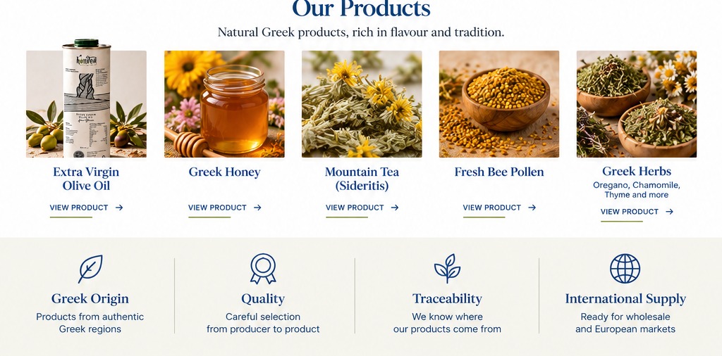 Kondea products and values